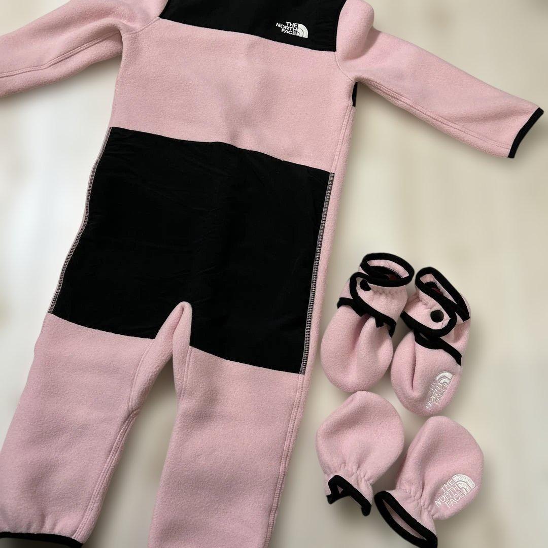 THE NORTH FACE フリースジャンプスーツ 手袋付き