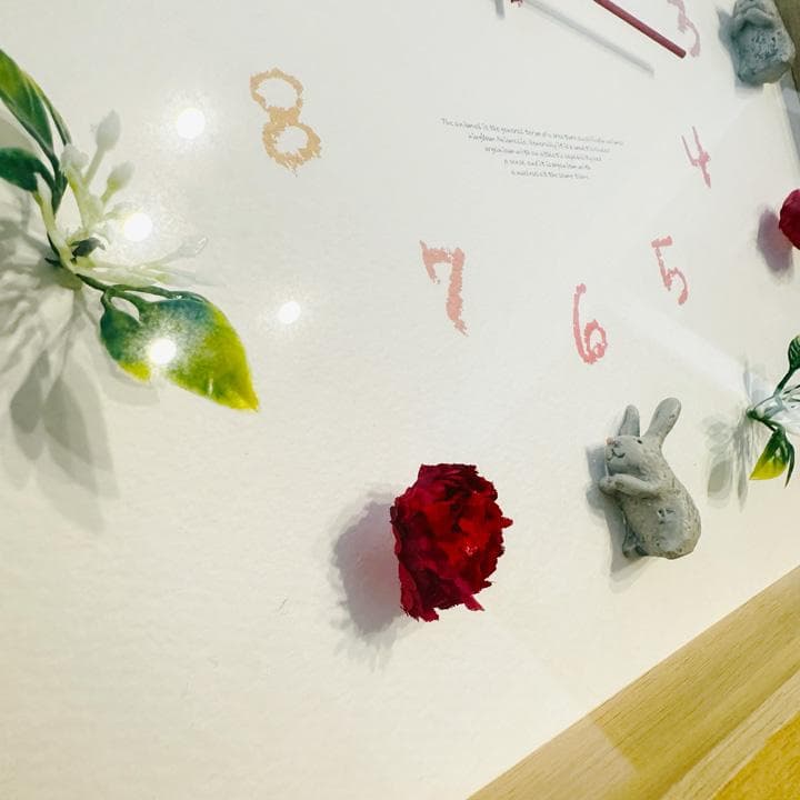 ★美品★壁掛け時計 セイコー製ムーブメント 音がしない 北欧 子供部屋