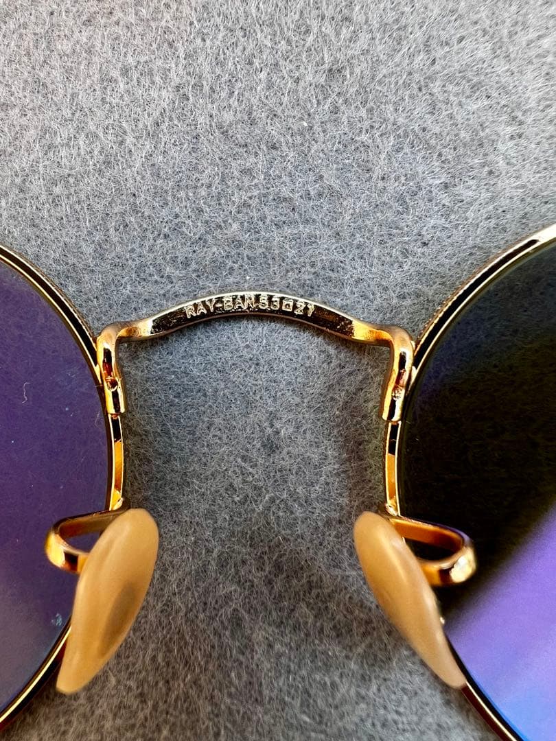 レイバン RB3447 EVOLVE ラウンドメタル 53mm 調光レンズ