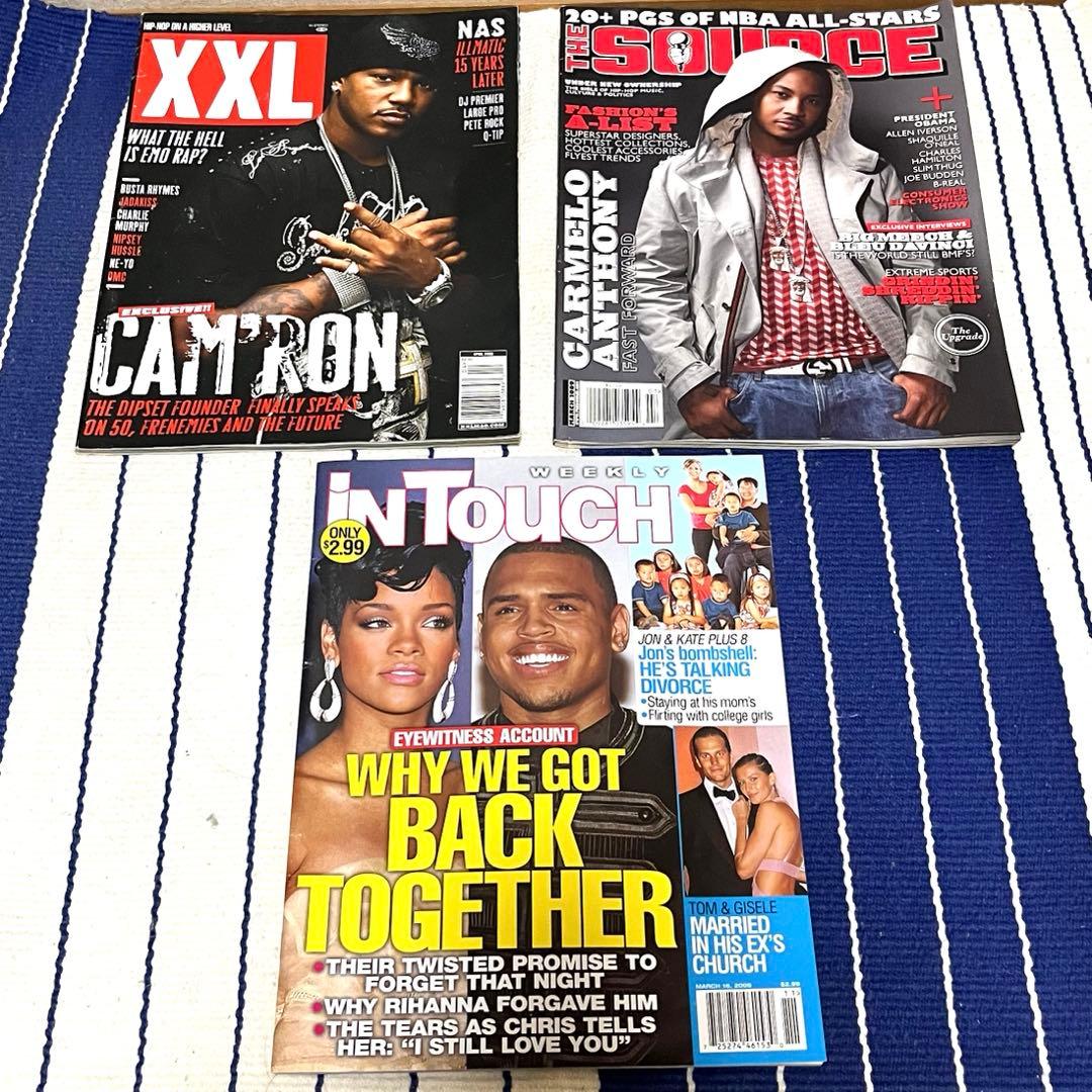 海外ビンテージ雑誌 ①XXL ②THE SOURCE ③IN TOUCH