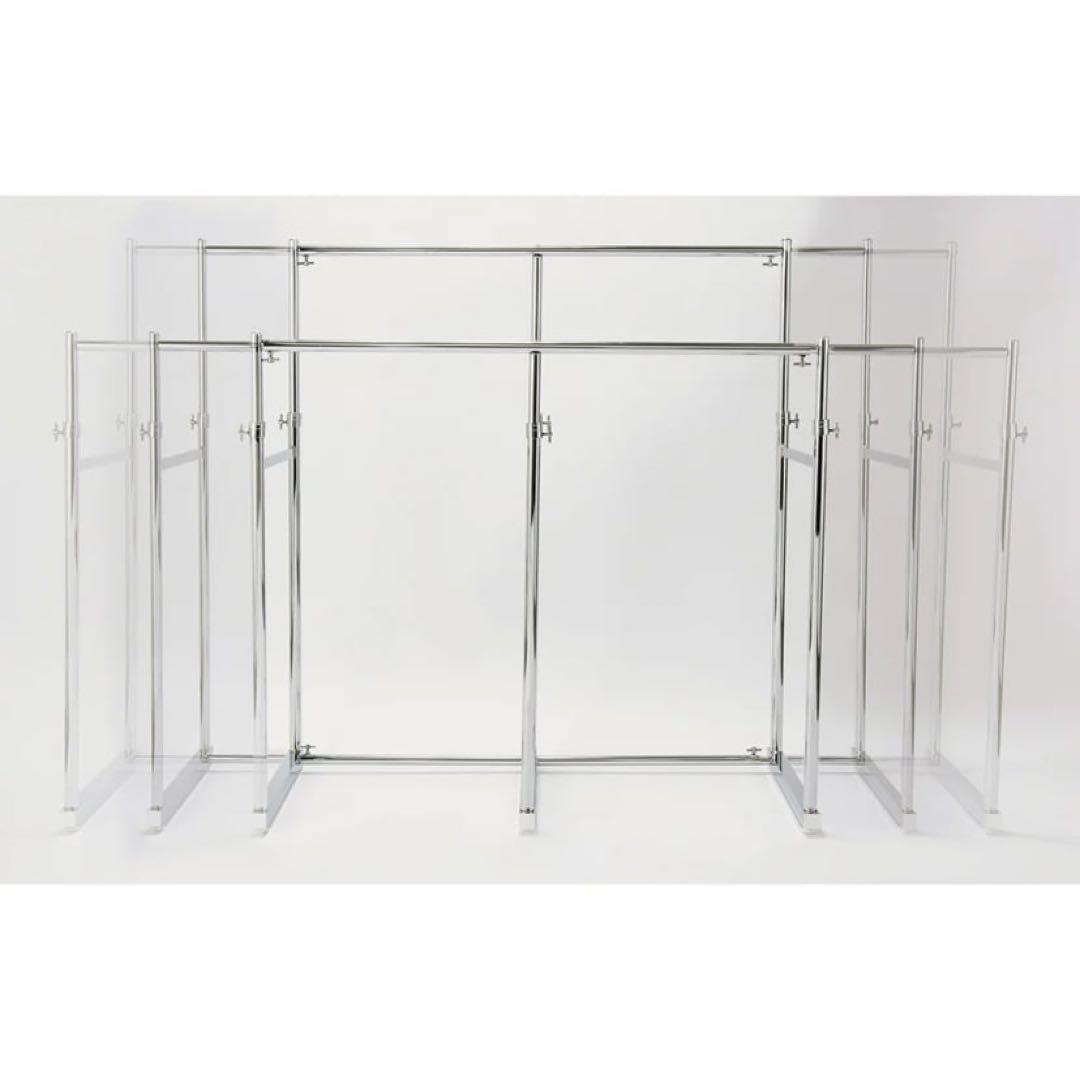 お値下中❗️半額dinosディノス幅と高さが伸縮する 押し入れ頑丈ハンガー 一間用